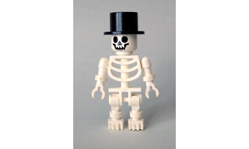 Skeleton with Standard Skull, Top Hat gen027