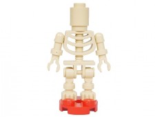 Skeleton with Round Brick Head - gen035