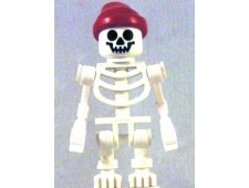 Skeleton, Fantasy Era Torso with Standard Skull, Mechanical Arms, Red Bandana - gen036