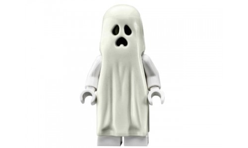 Ghost with Pointed Top Shroud with 1x2 Plate and 1x2 Brick as Legs gen046