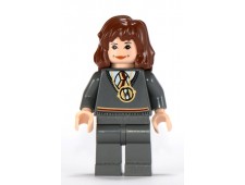 Hermione, Gryffindor Stripe Torso Necklace, Dark Bluish Gray Legs - hp054