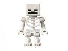 Skeleton with Cube Skull - min011