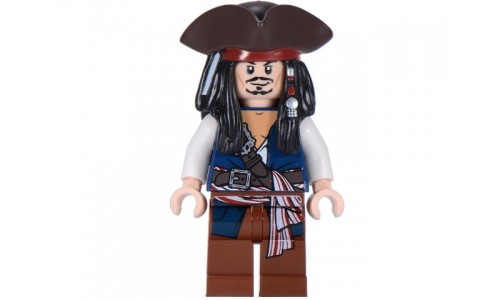 Captain Jack Sparrow with Tricorne and Blue Vest poc024