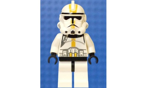 Clone Trooper Ep.3, Yellow Markings, No Pauldron, 'Star Corps Trooper' sw128a