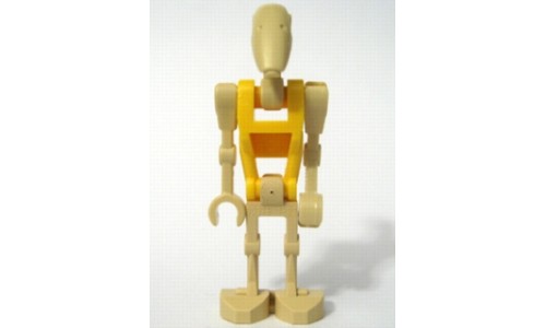 Battle Droid Commander with Straight Arm and Yellow Torso sw184