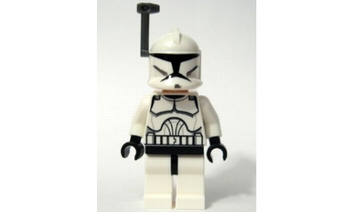 Clone Trooper Clone Wars with Dark Bluish Gray Helmet Antenna sw200