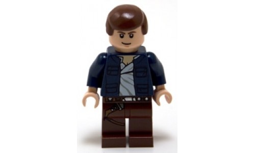 Han Solo, Reddish Brown Legs with Holster Pattern, Open Jacket sw290