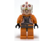 Luke Skywalker (Pilot, Light Flesh) - Detailed Torso and Helmet - sw295