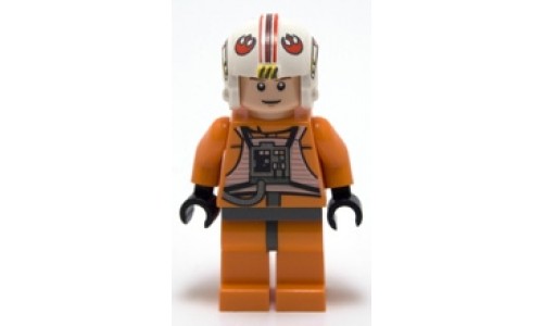 Luke Skywalker (Pilot, Light Flesh) - Detailed Torso and Helmet sw295