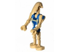 Battle Droid Pilot with Blue Torso with Tan Insignia and Straight Arm - sw360